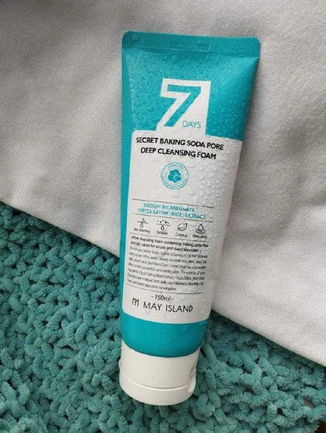 MAY ISLAND 7 Days Secret Baking Soda Deep Pore Cleansing Foam review photo by skincareandcaro