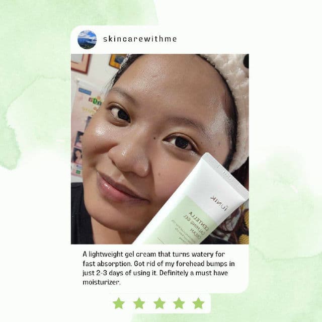 Iunik Centella Calming Gel Cream review photo by iamMie
