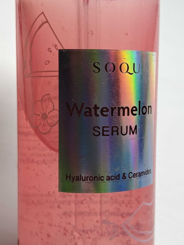 SOQU Watermelon Serum review photo by lusitania
