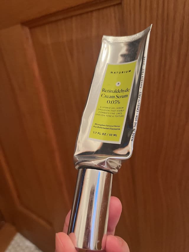 Naturium Retinaldehyde Cream Serum 0.05% review photo by esthicatq