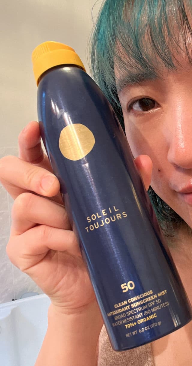 Soleil Toujours Clean Conscious Antioxidant Sunscreen Mist SPF50 review photo by esthicatq