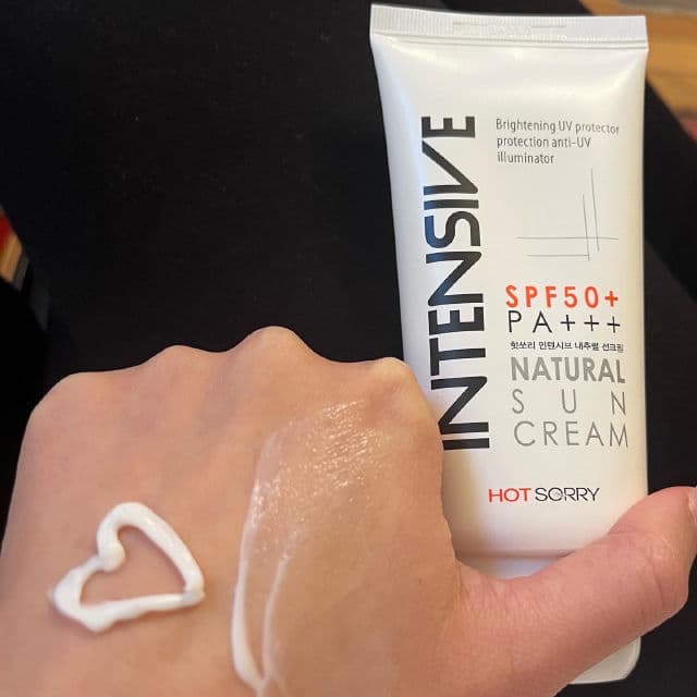 Hot Sorry Intensive Natural Sun Cream SPF50+ PA+++ review photo by esthicatq
