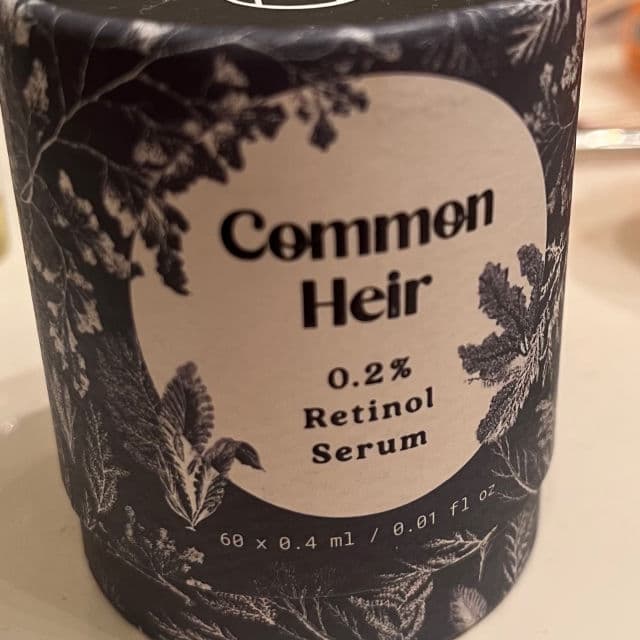 Common Heir Retinol Serum review photo by esthicatq
