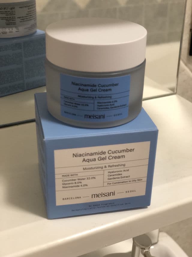 Meisani Niacinamide Cucumber Aqua Gel Cream review photo by Alinasoul