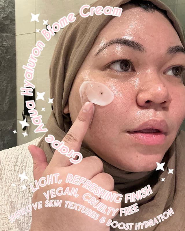 THANK YOU FARMER Grape Aqua Hyaluron Biome Cream review photo by AIMIIIIIBABY