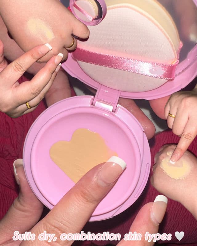 UNLEASHIA Don't Touch Glass Pink Cushion SPF50+ PA++++ review photo by Aimiiiiibaby