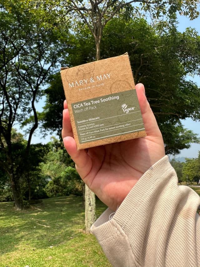 Mary&May Cica Tea Tree Soothing Wash Off Pack	 review photo by Aimiiiiibaby