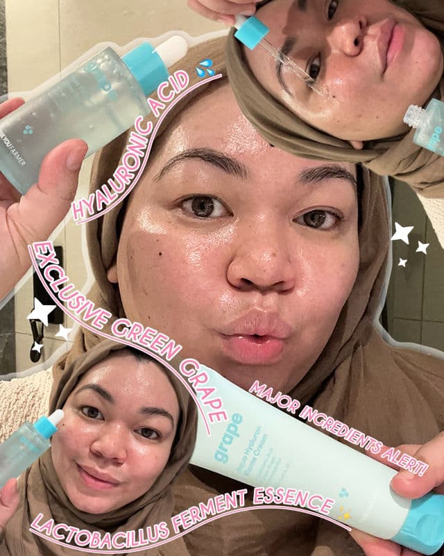 THANK YOU FARMER Grape Aqua Hyaluron Biome Cream review photo by AIMIIIIIBABY