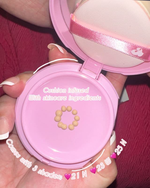 UNLEASHIA Don't Touch Glass Pink Cushion SPF50+ PA++++ review photo by Aimiiiiibaby