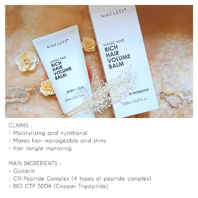 NINELESS Magic Nine Rich Hair Volume Balm review photo by donaoktaviaa