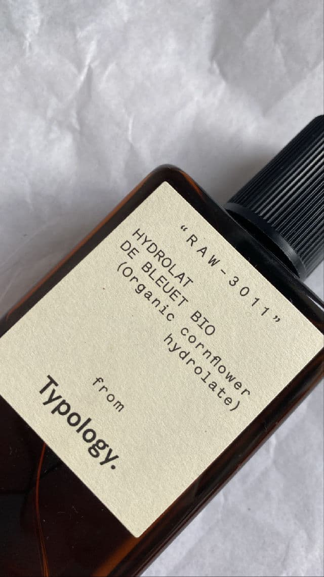 Typology Raw-3011 Organic Cornflower Hydrolate review photo by smoxeyvision