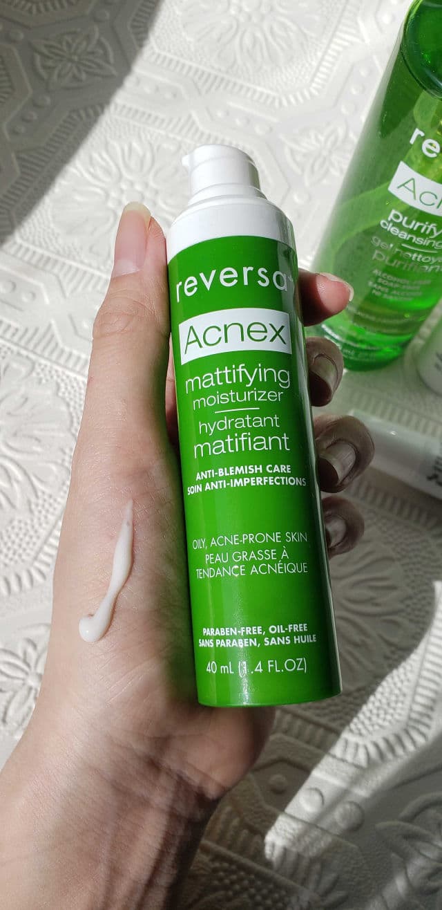 Reversa Acnex Mattifying Moisturizer review photo by MissMaria