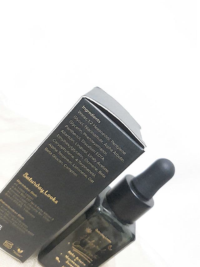 Saturday Looks Holygrail Concentrate Serum - Alpha Arbutin + Niacinamide review photo by Lovable29