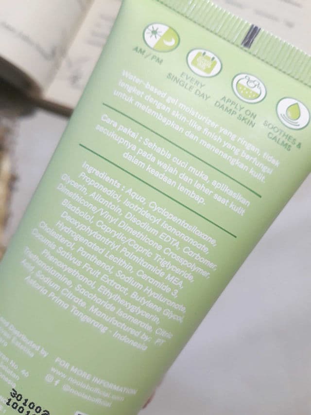 Noolab Dew Calm Down Gel Moisturizer review photo by Lovable29