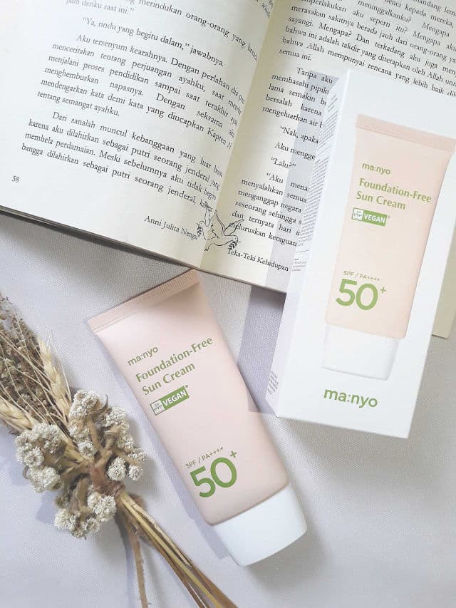 manyo Foundation-Free Sun Cream SPF50+ PA++++ review photo by Lovable29
