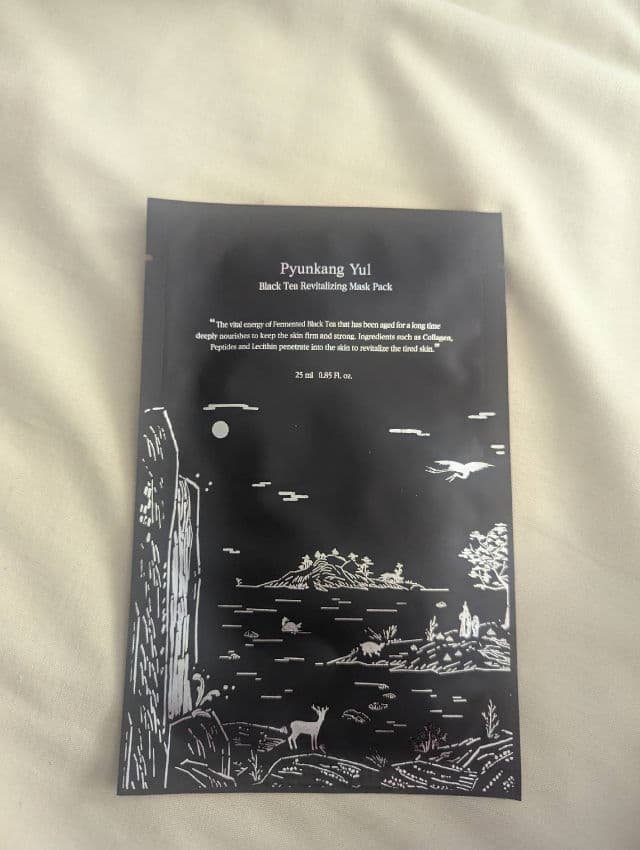 Pyunkang Yul Black Tea Revitalizing Mask Pack review photo by MonasMusings