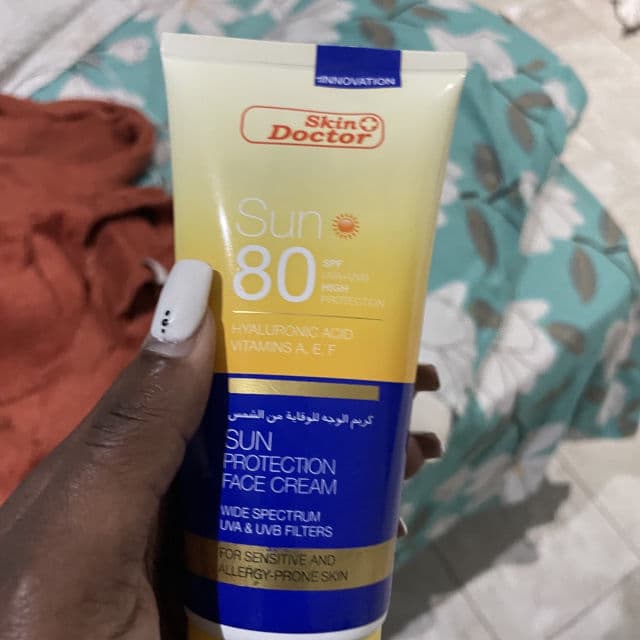 Skin Doctors Sun Protection Face Cream SPF 80 review photo by Adaorah