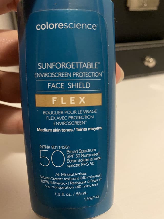 Colorescience Sunforgettable Total Protection Face Shield Flex SPF 50 review photo by JasmineAtari