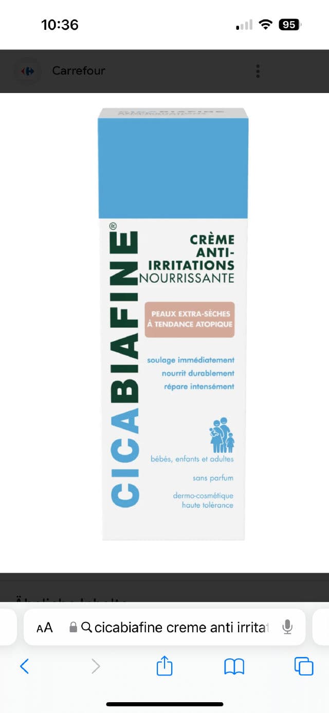 Biafine CicaBiafine Anti-Irritation Moisturizing Cream review photo by Clurue