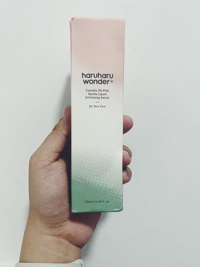 HaruHaru WONDER Centella 3% PHA Gentle Liquid Exfoliating Serum review photo by sheilamarie
