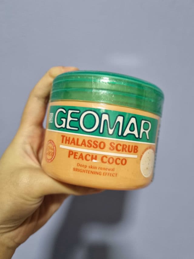 Geomar Thalasso Scrub Peach Coco review photo by Azalea