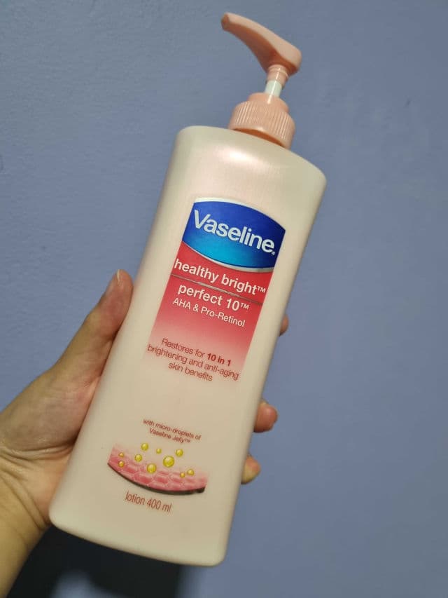Vaseline Healthy Bright Perfect 10 AHA & Pro-Retinol review photo by Azalea