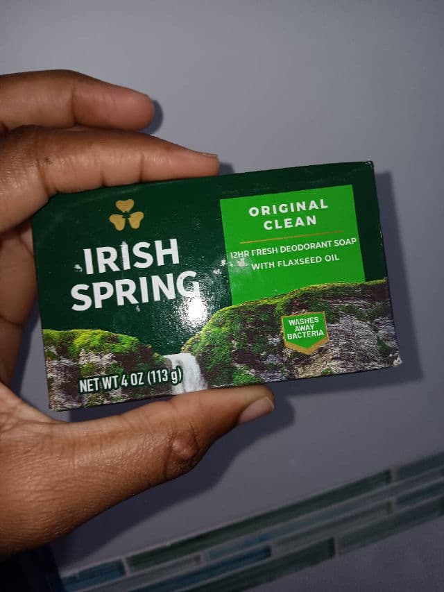Irish Spring Original Deodorant Bar Soap review photo by Remonacampbell