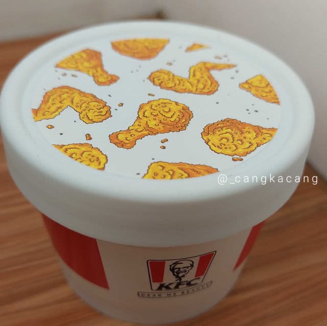 Dear Me Beauty KFC Meltaway Balm Papaya review photo by Cangkacang