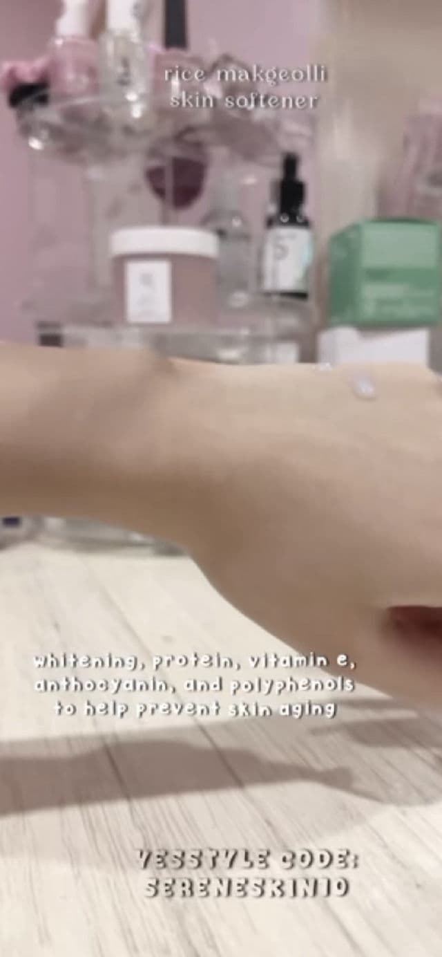 ABOUT ME Rice Makgeolli Skin Softener review photo by biouchii