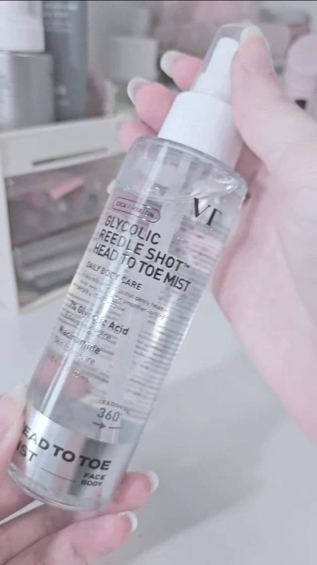VT COSMETICS Glycolic Reedle Shot Head to Toe Mist review photo by taetae127