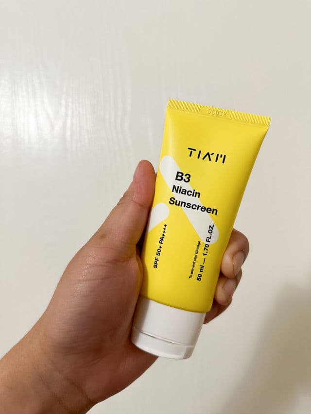 TIAM B3 Niacin Sunscreen SPF50+ PA++++ review photo by Pearly08