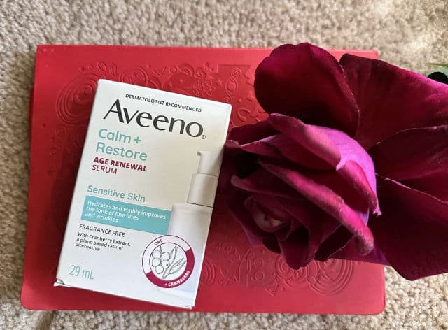 Aveeno Calm + Restore Age Renewal Serum review photo by Pearly08