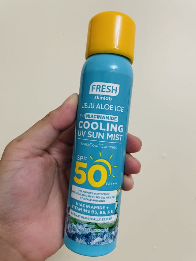 Fresh Skinlab Jeju Aloe Ice 3-in-1 Cooling UV Sunscreen SPF50 PA++++ review photo by Pearly08