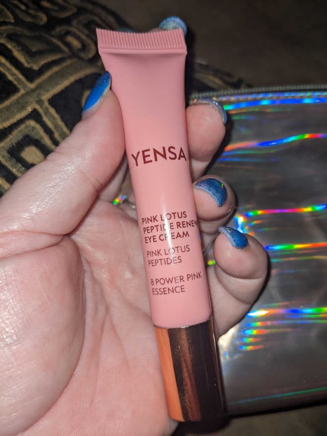 Yensa Pink Lotus Peptide Renewal Eye Cream review photo by whatimliking76