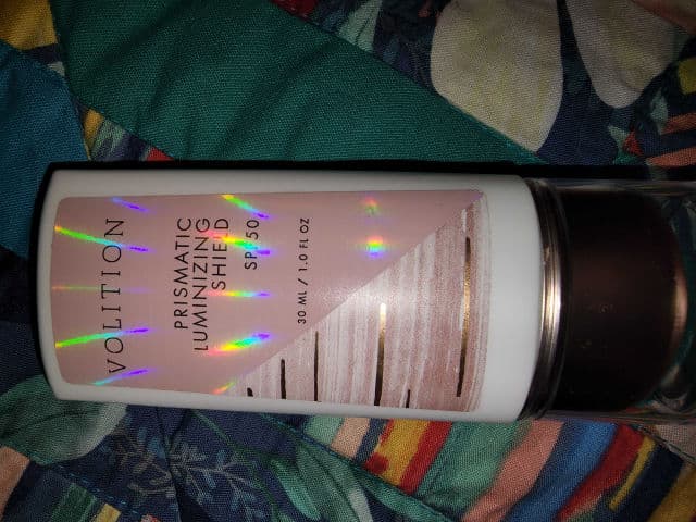 Volition Beauty Prismatic Luminizing Shield SPF 50 review photo by SnailLady
