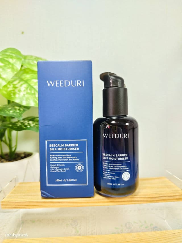 WEEDURI Beecalm Barrier Silk Moisturiser review photo by itsniknazirah
