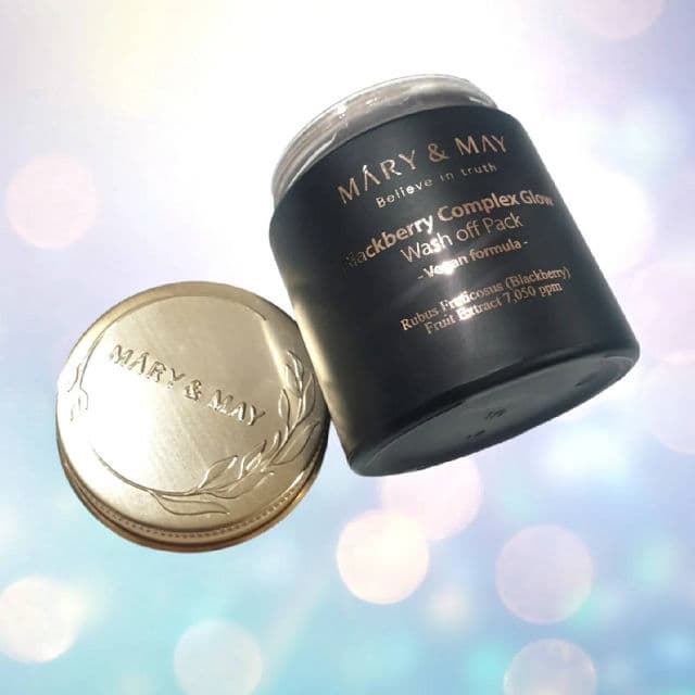 Mary&May Blackberry Complex Glow Wash Off Pack review photo by ezatulSkincareDiary