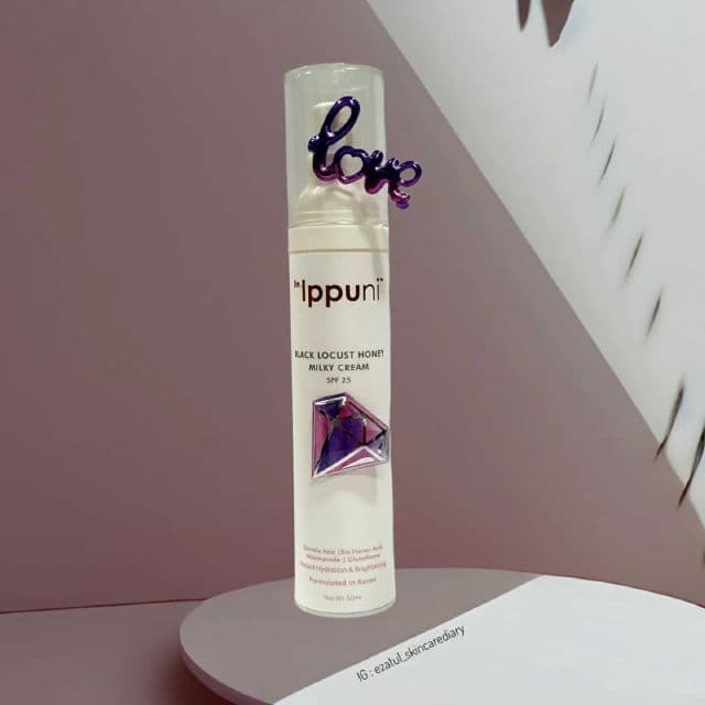 Be.Ippuni Black Locust Honey Milky Cream SPF25  review photo by ezatulSkincareDiary