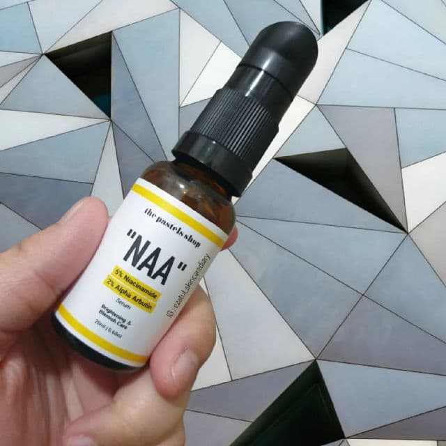 The Pastels Shop "NAA" 5% Niacinamide + 2% Alpha Arbutin Serum review photo by ezatulSkincareDiary
