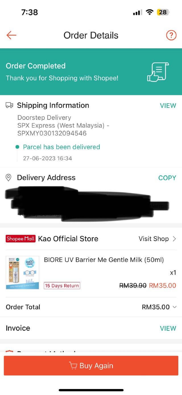 Biore UV Barrier Me Mineral Gentle Milk SPF 50 PA+++ review photo by SkincareVirgin