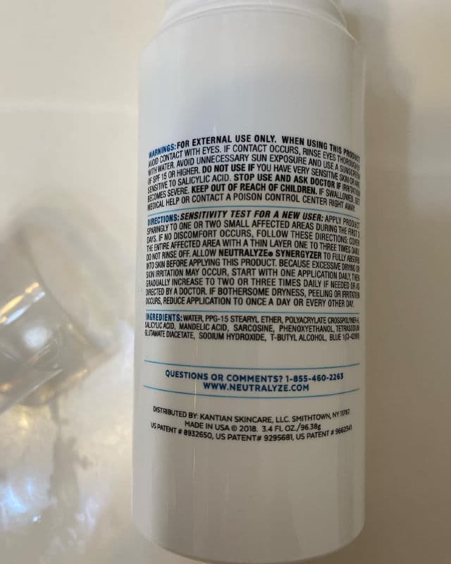 Neutralyze Renewal Complex review photo by DermDeserve