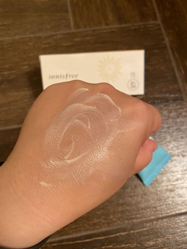 INNISFREE Aqua UV Protection Cream Mineral Filter review photo by DermDeserve