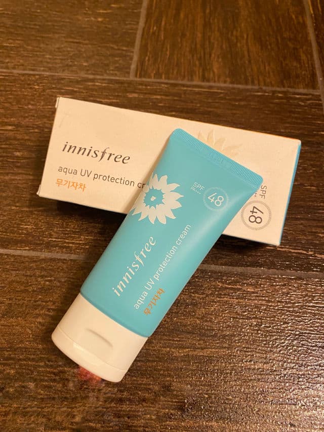 INNISFREE Aqua UV Protection Cream Mineral Filter review photo by DermDeserve