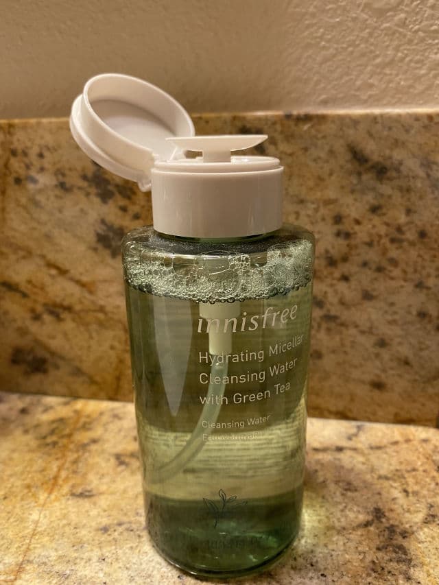 INNISFREE Hydrating Micellar Water with Green Tea review photo by DermDeserve