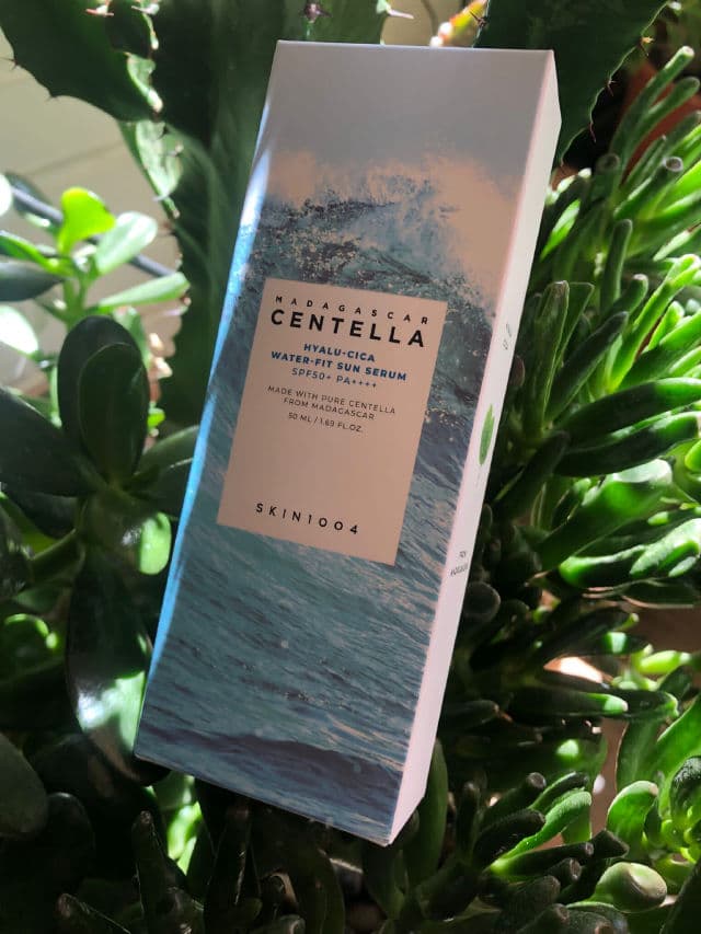 SKIN1004 Madagascar Centella Hyalu-Cica Water-Fit Sun Serum SPF50+ PA++++ review photo by margapc