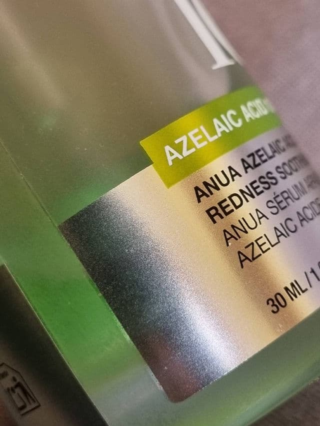 ANUA Azelaic Acid 10 Hyaluron Redness Soothing Serum review photo by glowandsunshine