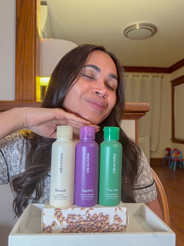 PAPA RECIPE Eggplant Clearing Enzyme Powder Cleanser review photo by EileenEstupinan