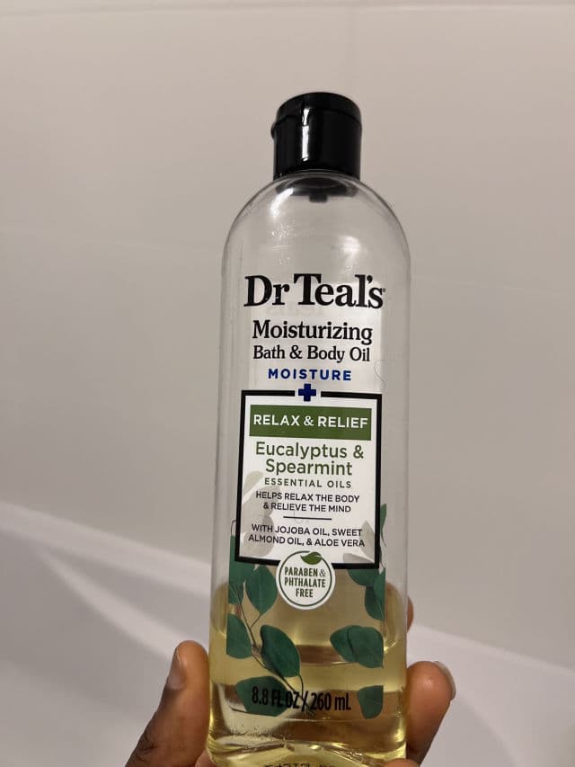 Dr Teal's Moisturizing Bath & Body Oil - Eucalyptus & Spearmint review photo by Azinaa