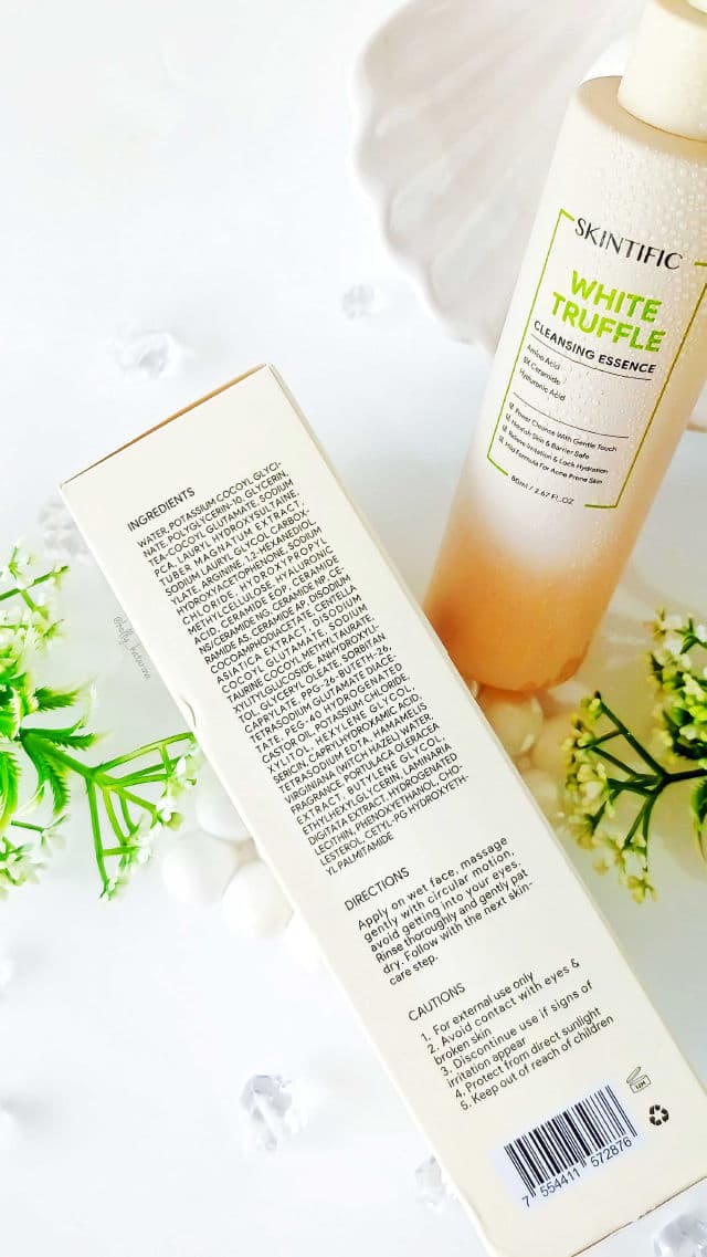 Skintific White Truffle Cleansing Essence review photo by Hollykatarina