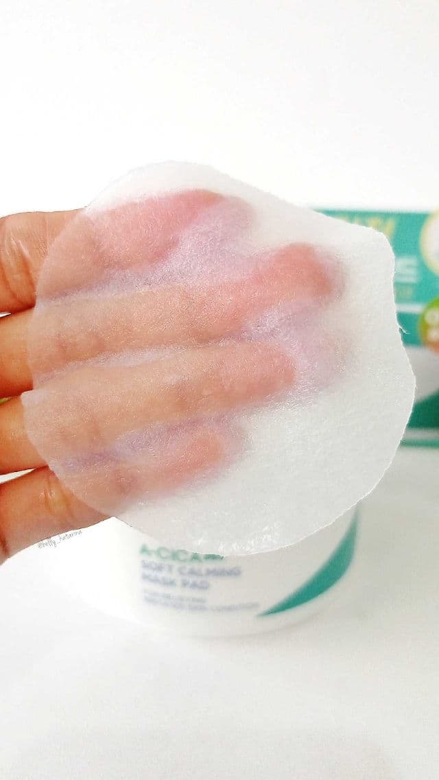 Aestura A-Cica 365 Soft Calming Mask Pad review photo by Hollykatarina
